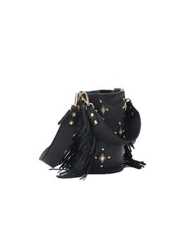 Bolso Mercules Candy flecos negro