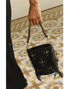 Bolso Mercules Candy flecos negro