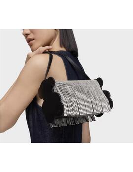 Bolso Tous hombro s. Salsi negro-plata