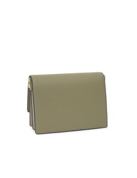 Bandolera Tous m. Audree saffiano topo-verde