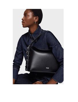 Bolso Tous city Jewwlry studs negro