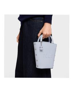 Mini bolso Tous cesta Back to basics azul grisace