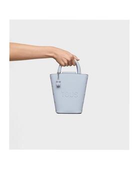 Mini bolso Tous cesta Back to basics azul grisace