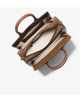 Bolso Michael Kors Laila  microtacuelas piel camel