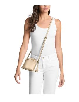 Bandolera Michael Kors Athena en piel dorado