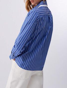 Camisa Liu Jo a rayas cuello extraible