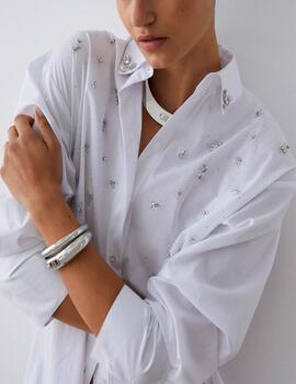 Blusón Liu Jo con apliques joya