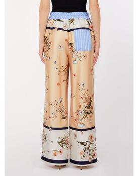 Pantalón Liu Jo estampado floral multicolor