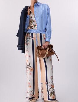 Pantalón Liu Jo estampado floral multicolor