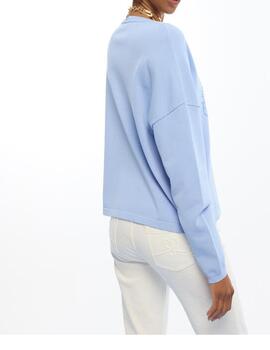 Jersey Lola Casademunt rosco con strass azul