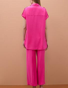 Pantalón Lola Casademunt wideleg fucsia