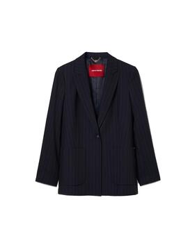 Americana Lion Of Porches raya diplomática azul