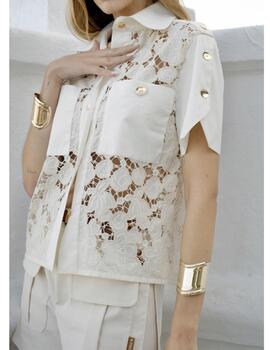 Blusa Highly preppy romántica manga corta