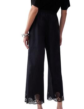 Pantalón Liu Jo jogging calado bajos negro