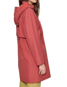 Gabardina MDM canesú teja