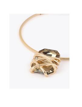 Choker Lola Casademunt metálico maxi cristal