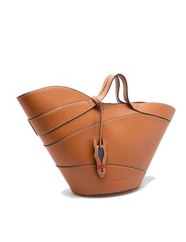 Bolso Lion Of Porches capazo camel