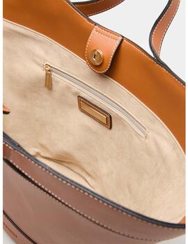 Bolso Lion Of Porches capazo camel