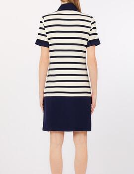 Vestido Liu Jo camisero rayas marinero