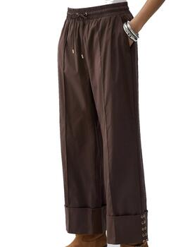 Pantalón Liu Jo joigging con eyelets marrón