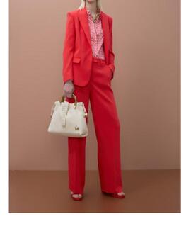 Pantalón Lola Casademunt recto coral