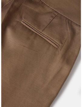 Pantalón Lion Of Porches palazzo lino camel