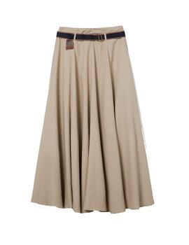 Falda Lion Of Porches cinturón con vuelo