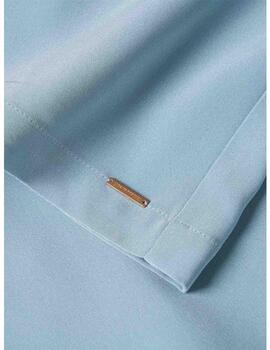 Vestido Lion Of Porches escote pico verde agua