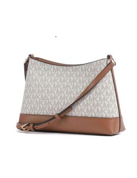 Bandolera Michael Kors Andie logos beige