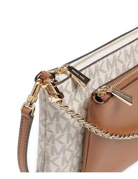 Bolso Michael Kors Jet Set md piel y logos