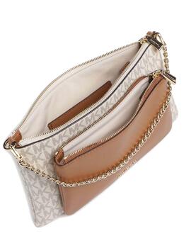 Bolso Michael Kors Jet Set md piel y logos