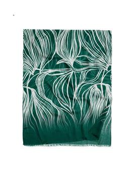 Pañuelo Decenio estampado floral verde