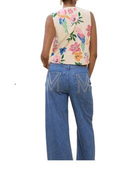 Chaleco Lola Casademunt abalorios multicolor