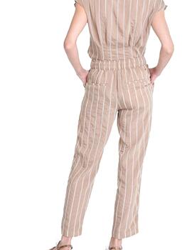 Pantalón Lola Casademunt rayas marrón