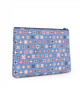 CARTERA MOSSAIC TIE AZUL