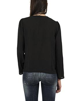 BLUSA CON CADENAS DORADAS