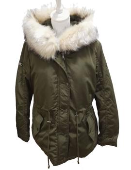 PARKA MILITAR CAPUCHA CON PELO