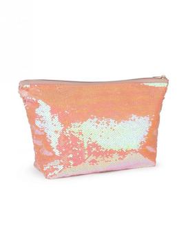 BOLSA S.K SHOCK SEQUINS ROSA