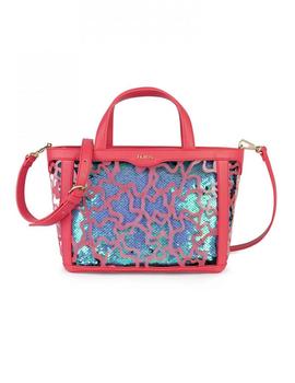 BOLSA S.K SEQUINS AZUL