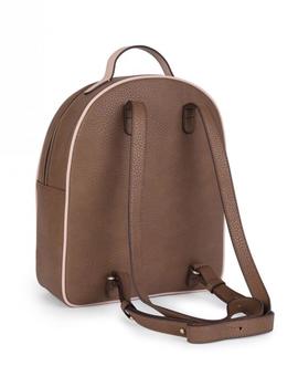 MOCHILA M. ELICE NEW MARRON-ROSA