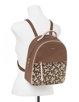 MOCHILA M. ELICE NEW MARRON-ROSA