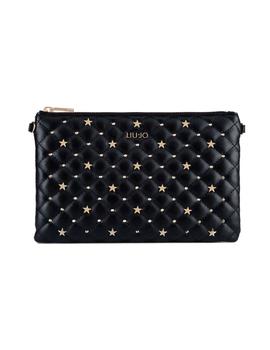 BANDOLERA TIBERINA ENVELOPE ESTRELLAS NEGRO