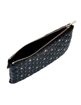 BANDOLERA TIBERINA ENVELOPE ESTRELLAS NEGRO