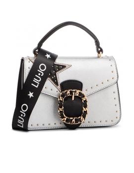 BOLSO M. TOP HANDLE PLATA