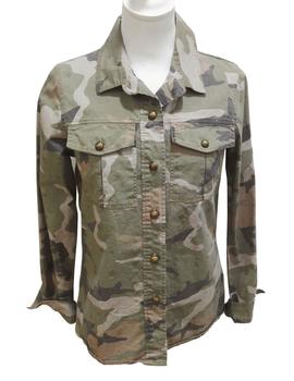 CAMISA MILITAR CON ESTRELLAS MET.