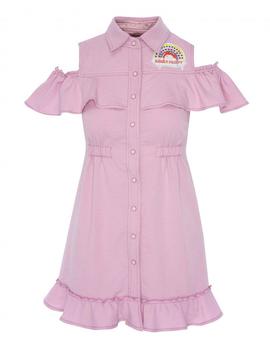 VESTIDO CAMISERO ROSA