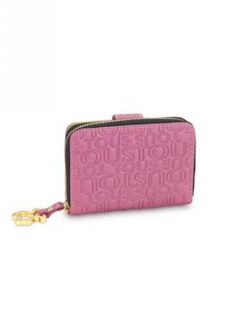 BILLETERA TOUS  ANDREA LOGO FUCSIA