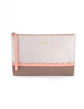 CLUTCH TOUS CARLATA PLATA-ROSA