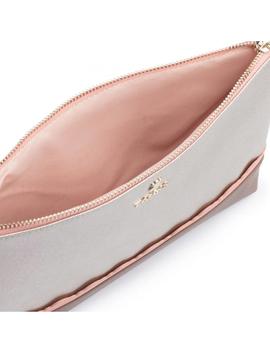 CLUTCH TOUS CARLATA PLATA-ROSA