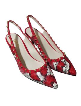 ZAPATO SERPE ROJO CON TACHAS